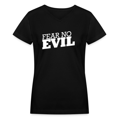 fear no front - Women's V-Neck T-Shirt