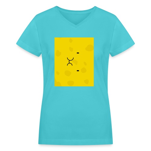 Spongy Case 5x4 - Women's V-Neck T-Shirt
