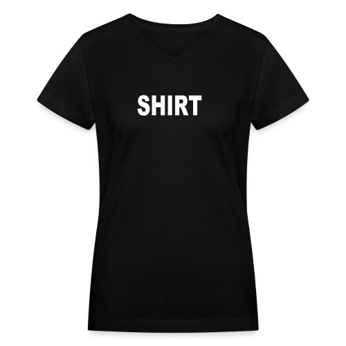 shirt - Women's V-Neck T-Shirt