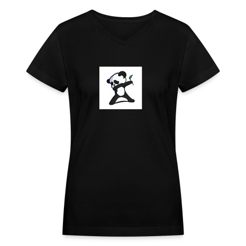 Panda DaB - Women's V-Neck T-Shirt
