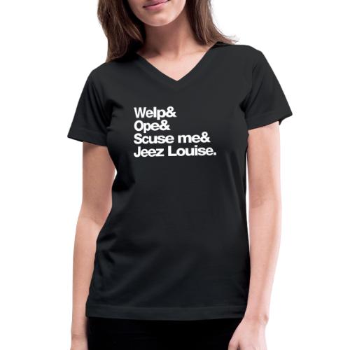 Midwest Series: Welp - Women's V-Neck T-Shirt
