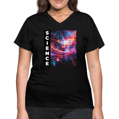The Chaos of Science - Women's V-Neck T-Shirt