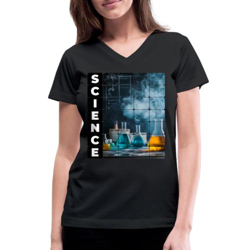 Alchemy of Science - Women's V-Neck T-Shirt