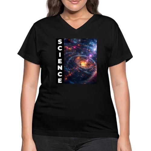 Science Spiral - Women's V-Neck T-Shirt