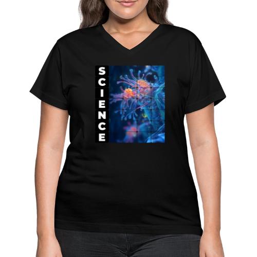 Alien Science - Women's V-Neck T-Shirt