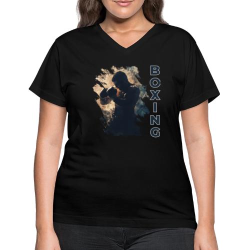Boxing Ready - Women's V-Neck T-Shirt