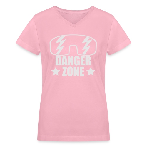dangerzone_forblack - Women's V-Neck T-Shirt