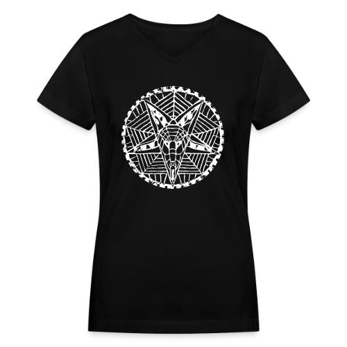 Corpsewood Baphomet - Women's V-Neck T-Shirt
