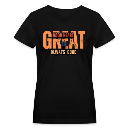 Quote Designs - Women's V-Neck T-Shirt