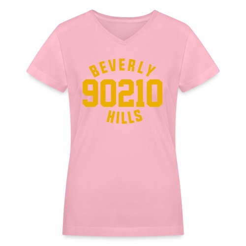 Beverly Hills 90210- Original Retro Shirt - Women's V-Neck T-Shirt