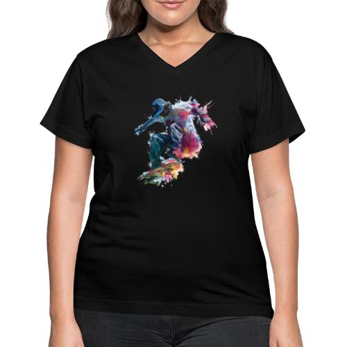 Skateboarding: Ride the Colors - Women's V-Neck T-Shirt