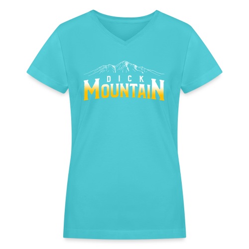Dick Mountain (No Number) - Women's V-Neck T-Shirt