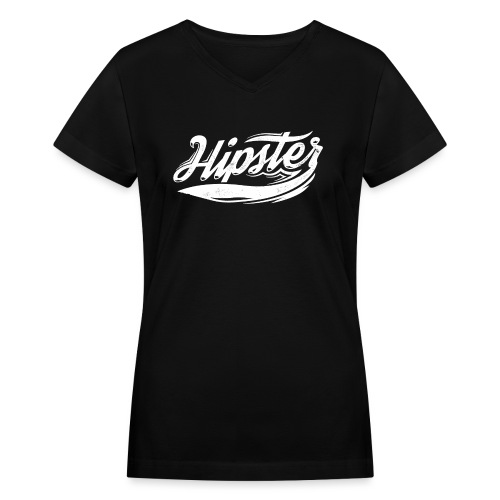 Hipster - Women's V-Neck T-Shirt
