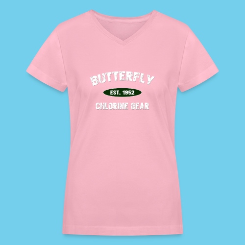butterfly est 1952 - Women's V-Neck T-Shirt