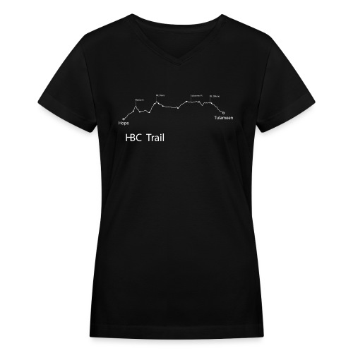 HBC Trail Elevation - Women's V-Neck T-Shirt