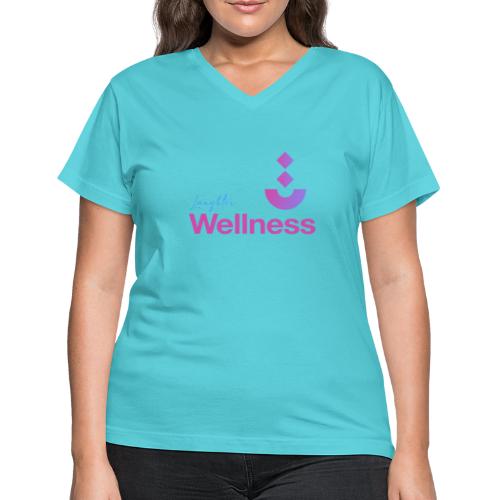 Laughter Wellness - Women's V-Neck T-Shirt