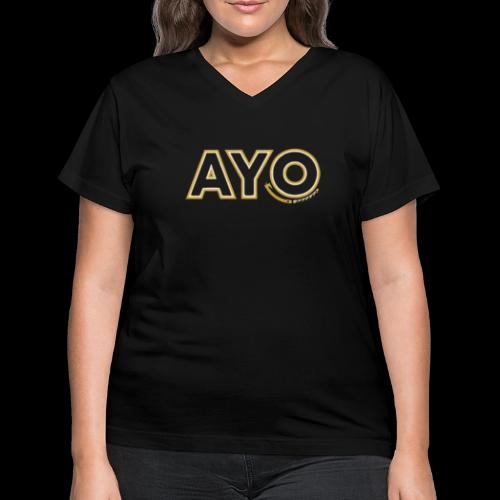 AyoGaming's Logo v1 - Women's V-Neck T-Shirt