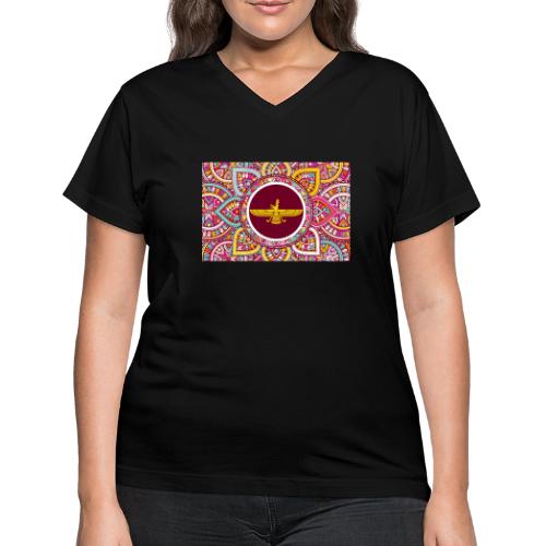 Faravahar Z1 - Women's V-Neck T-Shirt