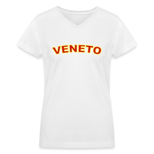 veneto_2_color - Women's V-Neck T-Shirt