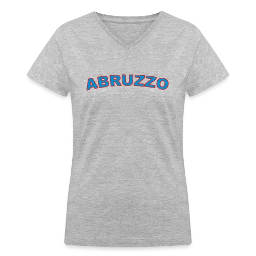 abruzzo_2_color - Women's V-Neck T-Shirt