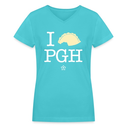 I pierog PGH_2 - Women's V-Neck T-Shirt