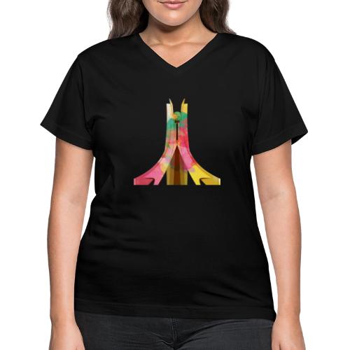 Maqam Echahid: Martyr's Memorial - Women's V-Neck T-Shirt