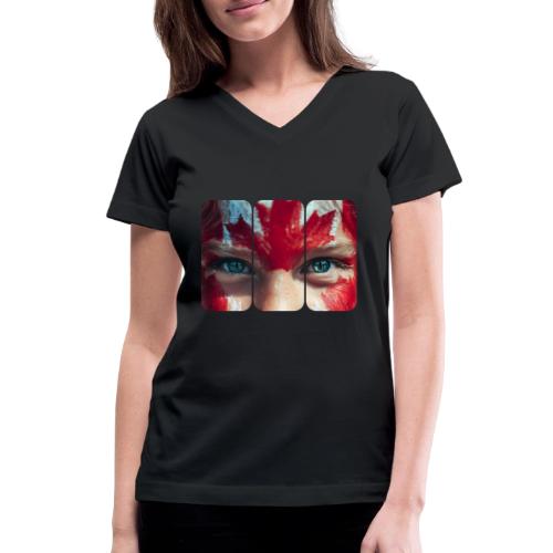 Canada: Northern Spirit - Women's V-Neck T-Shirt
