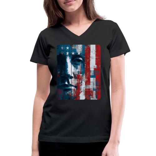 American Echoes - Women's V-Neck T-Shirt
