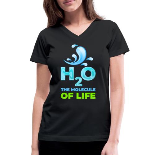 The Molecule of Life - Women's V-Neck T-Shirt