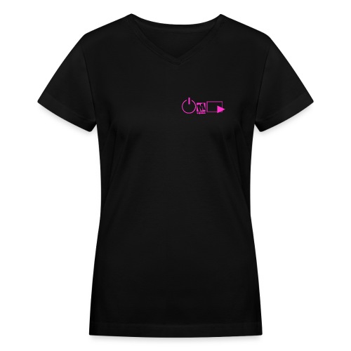 OMG LOGO16 png - Women's V-Neck T-Shirt