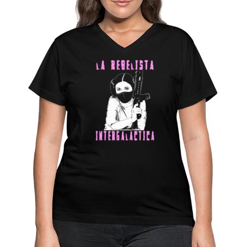 La Rebelista - Women's V-Neck T-Shirt