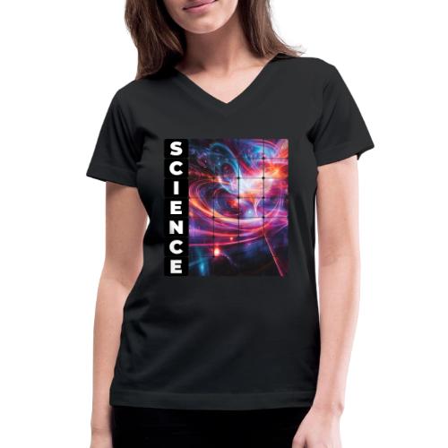 The Chaos of Science - Women's V-Neck T-Shirt