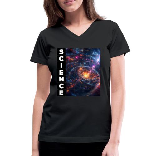 Science Spiral - Women's V-Neck T-Shirt