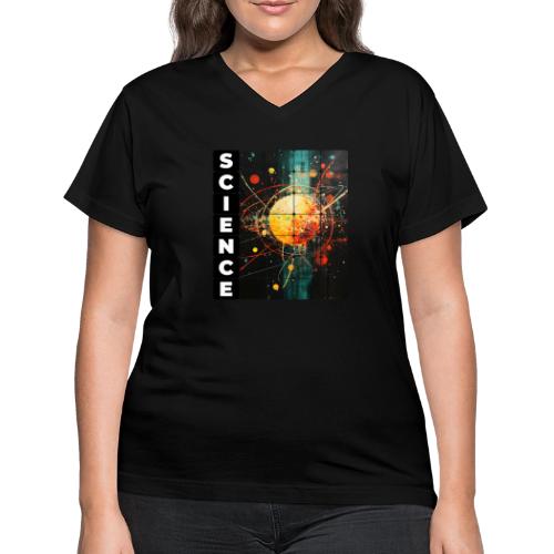 Core of Science - Women's V-Neck T-Shirt