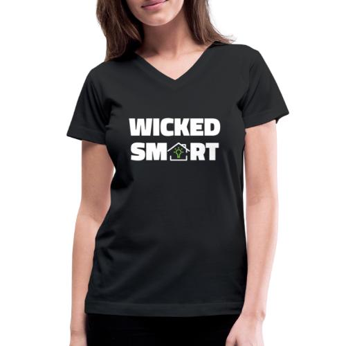 Wicked Smart - Women's V-Neck T-Shirt