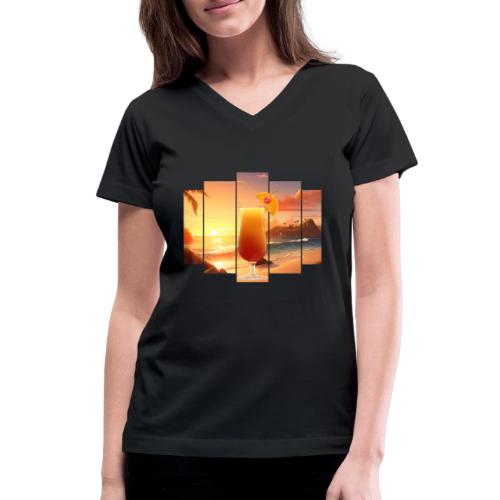 Squeeze the Day - Women's V-Neck T-Shirt
