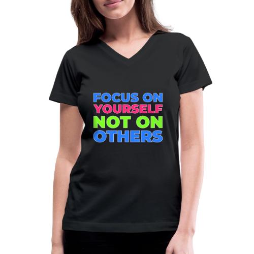 Eyes on You - Women's V-Neck T-Shirt