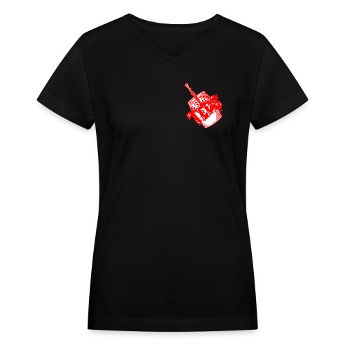 Teds Bar Logo - Women's V-Neck T-Shirt