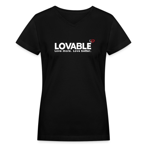 Lovable - Women's V-Neck T-Shirt