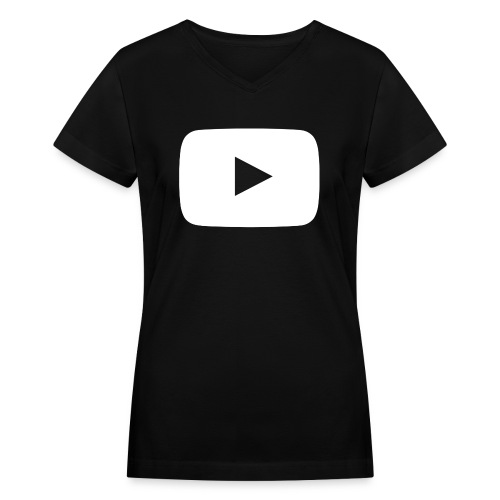 JKirkTV Youtube Channel T-shirt (Womens) - Women's V-Neck T-Shirt