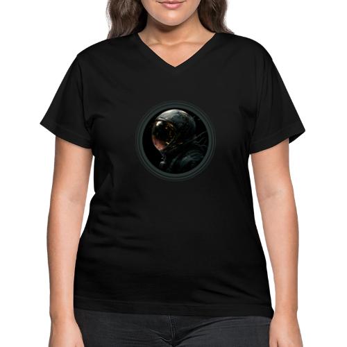 Astronaut: Reach for the stars - Women's V-Neck T-Shirt