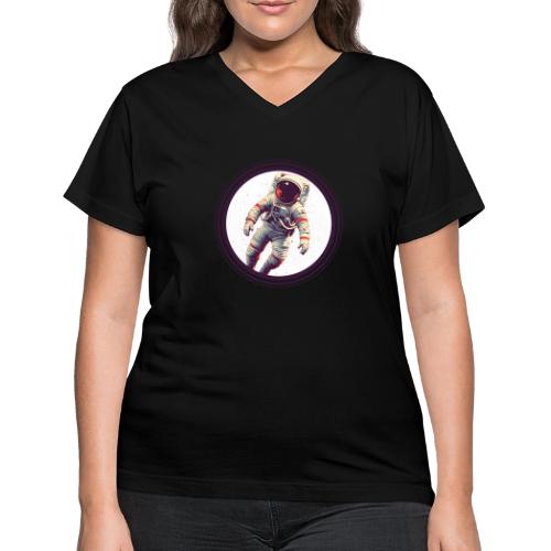 Astronaut: From Earth to the cosmos - Women's V-Neck T-Shirt