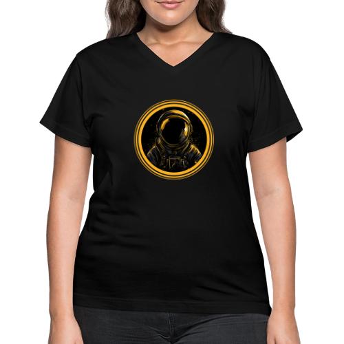 Astronaut: Suit Up for the Stars - Women's V-Neck T-Shirt