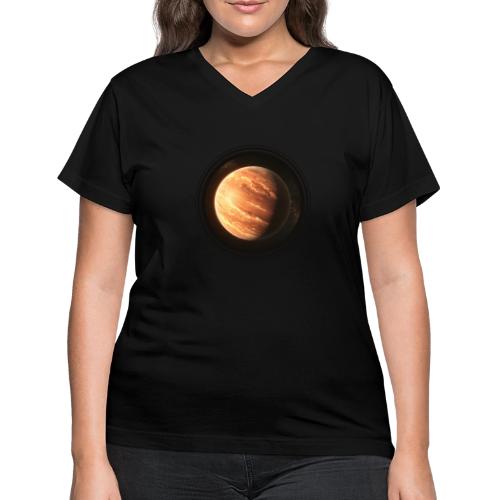 Exoplanet Frontiers - Women's V-Neck T-Shirt