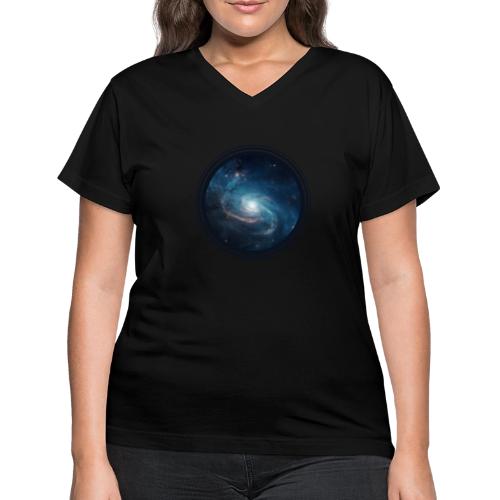 Galaxy Glow - Women's V-Neck T-Shirt