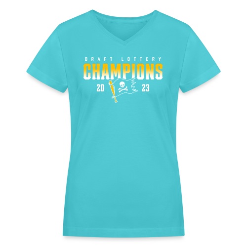 Draft Lottery Champions 2023 - Women's V-Neck T-Shirt
