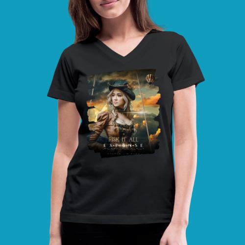 Risk It All Avatar - Women's V-Neck T-Shirt