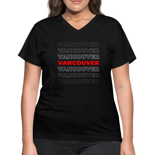 Vancouver Layers - Women's V-Neck T-Shirt