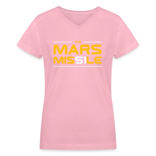 The Mars Missile - Women's V-Neck T-Shirt