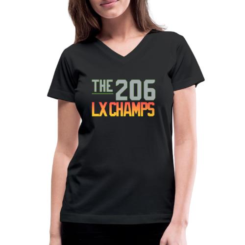 THE | 206 - Champs Wear - Fan Edition - Women's V-Neck T-Shirt